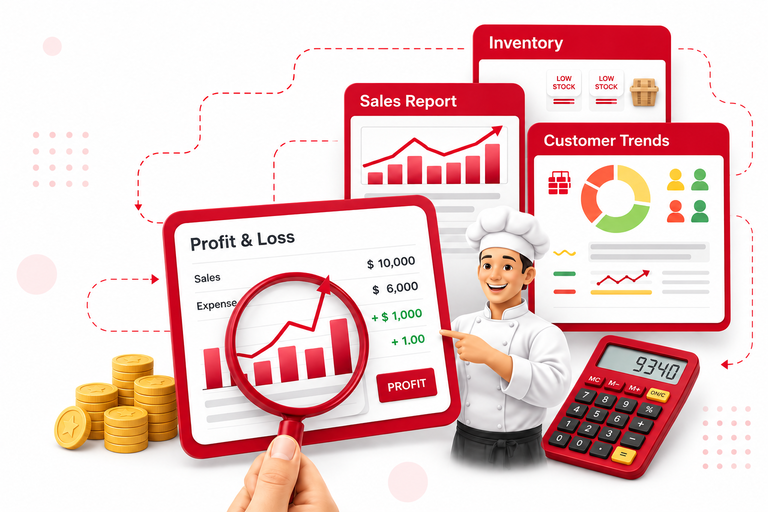 Reports and analytics dashboard